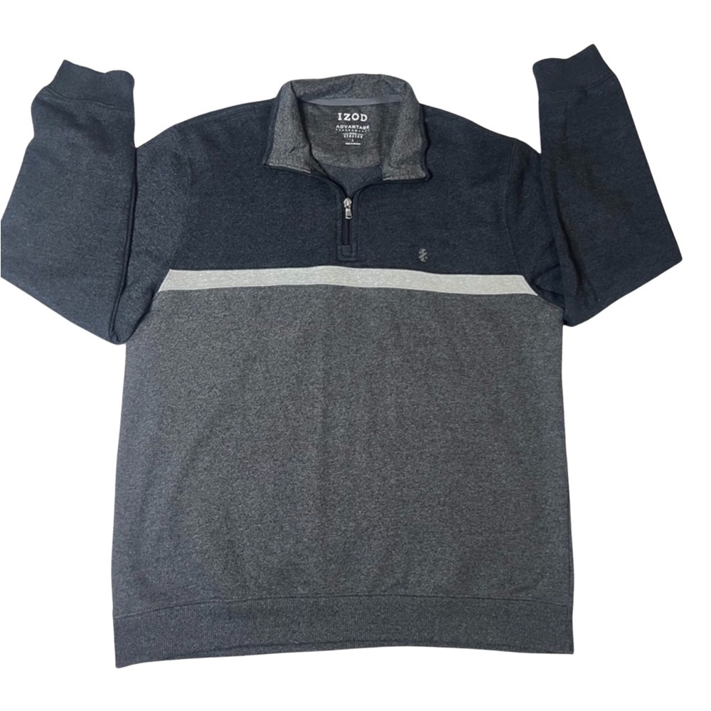 🖤Izod Men's Advantage Performance Quarter Zip Fleece Pullover Sweatshirt🖤